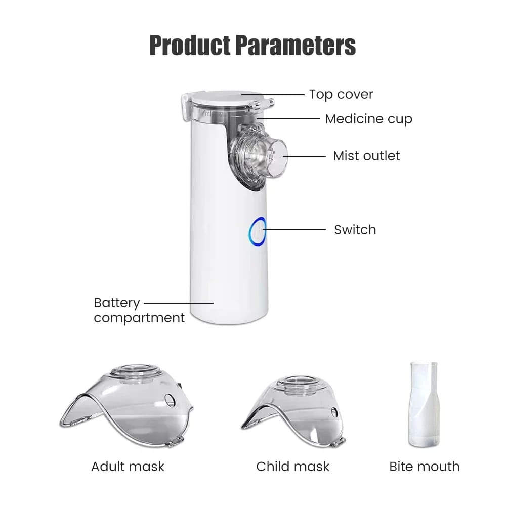 Portable Nebuliser for Adults & Kids